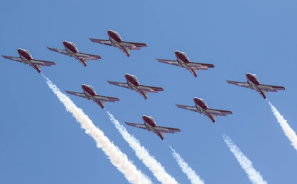 London air show from my balcony!