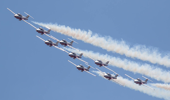 London air show from my balcony!