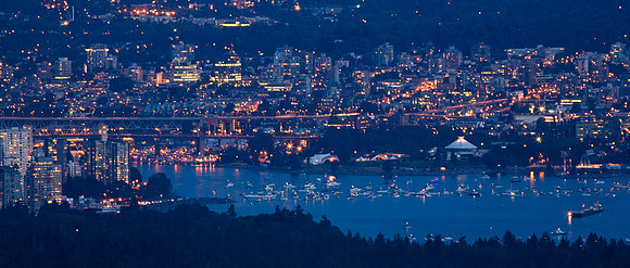 Celebration of Light - International Fireworks Competiton - from Cypress lookout