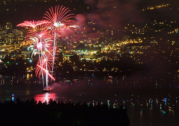 Celebration of Light - from Cypress lookout