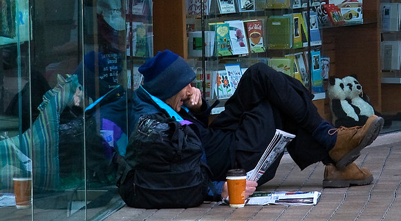 Quiet time in the City's Core